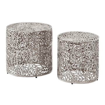 Helora Satsbord 41 cm Set om 2 - Antiksilver - Möbler - Vardagsrum - Soffbord & vardagsrumsbord - Satsbord
