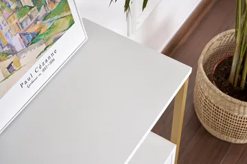 Hemani Konsolbord 120 cm - Vitt/guld - Möbler - Vardagsrum - Soffbord & vardagsrumsbord - Avlastningsbord & konsolbord
