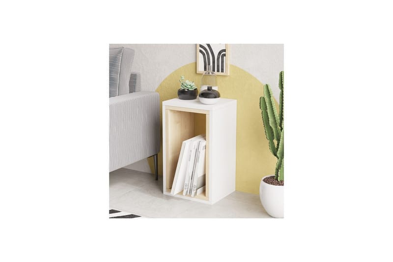Hesper Sidobord 30 cm - Ek/Vit - Möbler - Vardagsrum - Soffbord & vardagsrumsbord - Brickbord