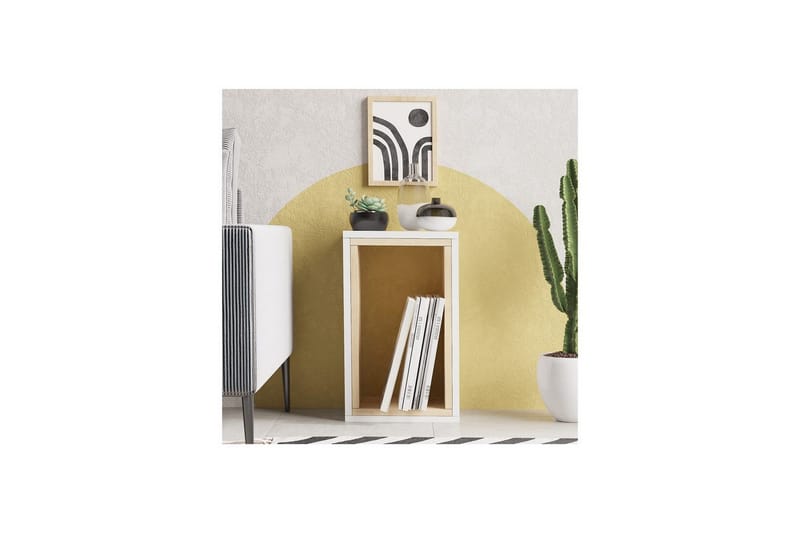 Hesper Sidobord 30 cm - Ek/Vit - Möbler - Vardagsrum - Soffbord & vardagsrumsbord - Brickbord
