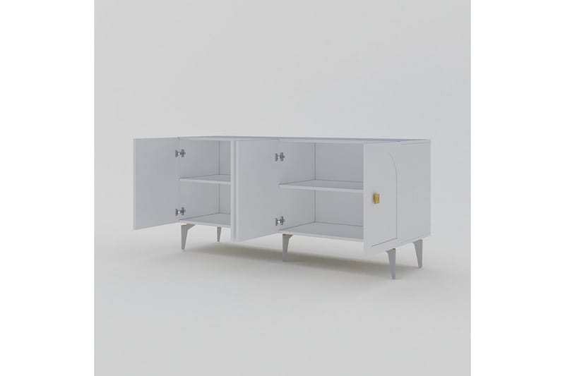 Hideaki Konsollbord 150 cm - Guld/Vit - Möbler - Vardagsrum - Soffbord & vardagsrumsbord - Avlastningsbord & konsolbord