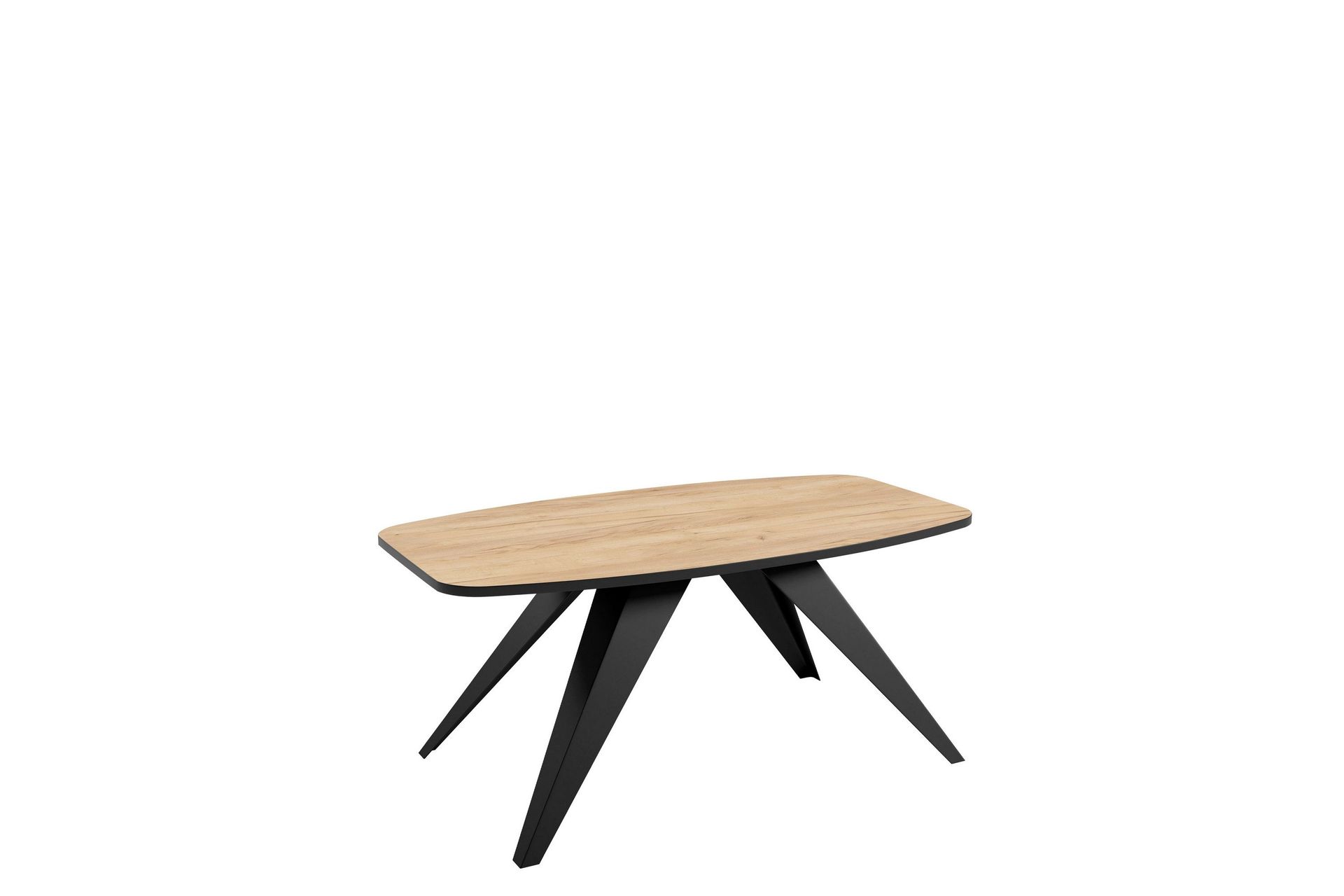 hilts soffbord 120 cm - svart/beige