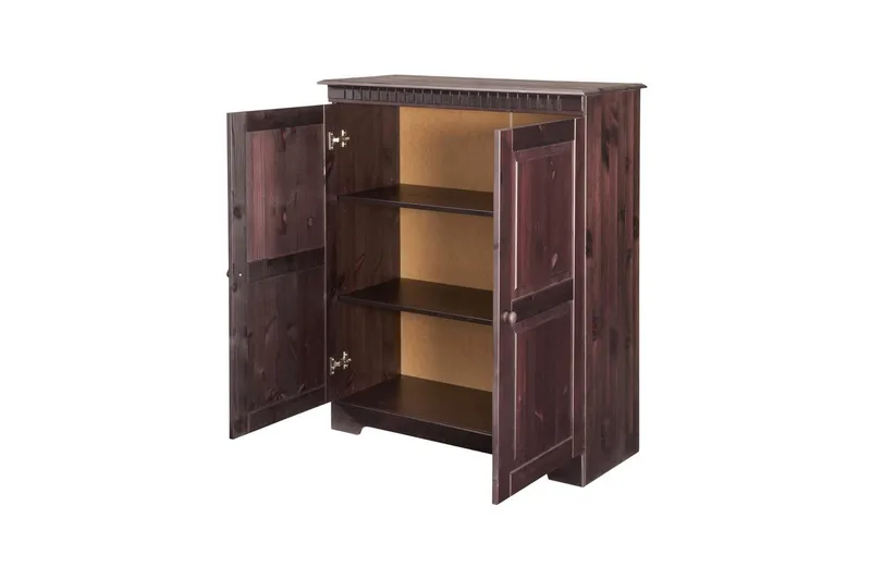 Högskåp Cubrix Havana/lack - Havana/lack - Förvaring - Förvaringsmöbler - Byrå