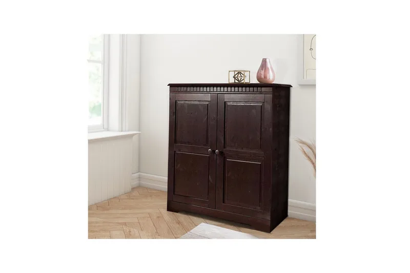 Högskåp Cubrix Havana/lack - Havana/lack - Förvaring - Förvaringsmöbler - Byrå