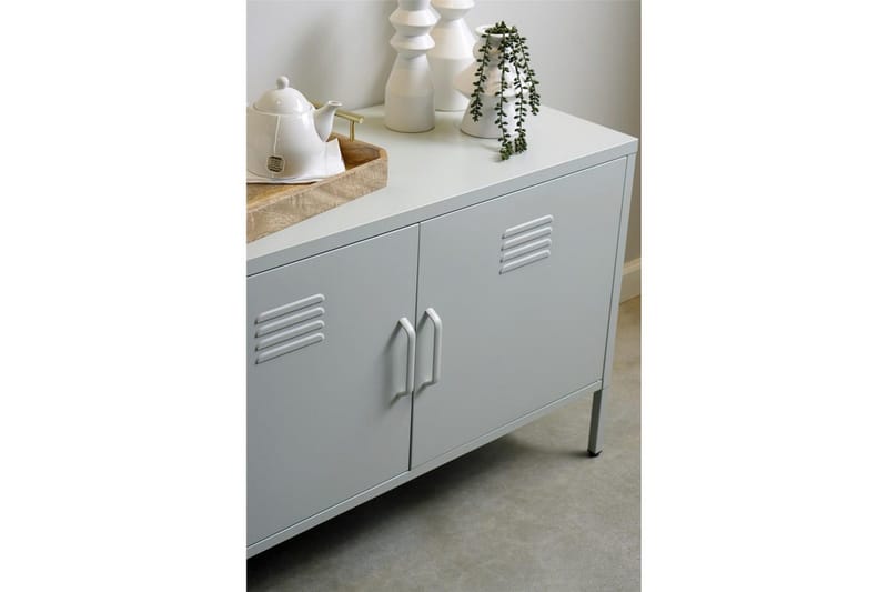 Högskåp Mission District 100x40x64 cm, Blekt Grön - 100x40x64 cm, Blekt Grön - Förvaring - Förvaringsmöbler - Byrå