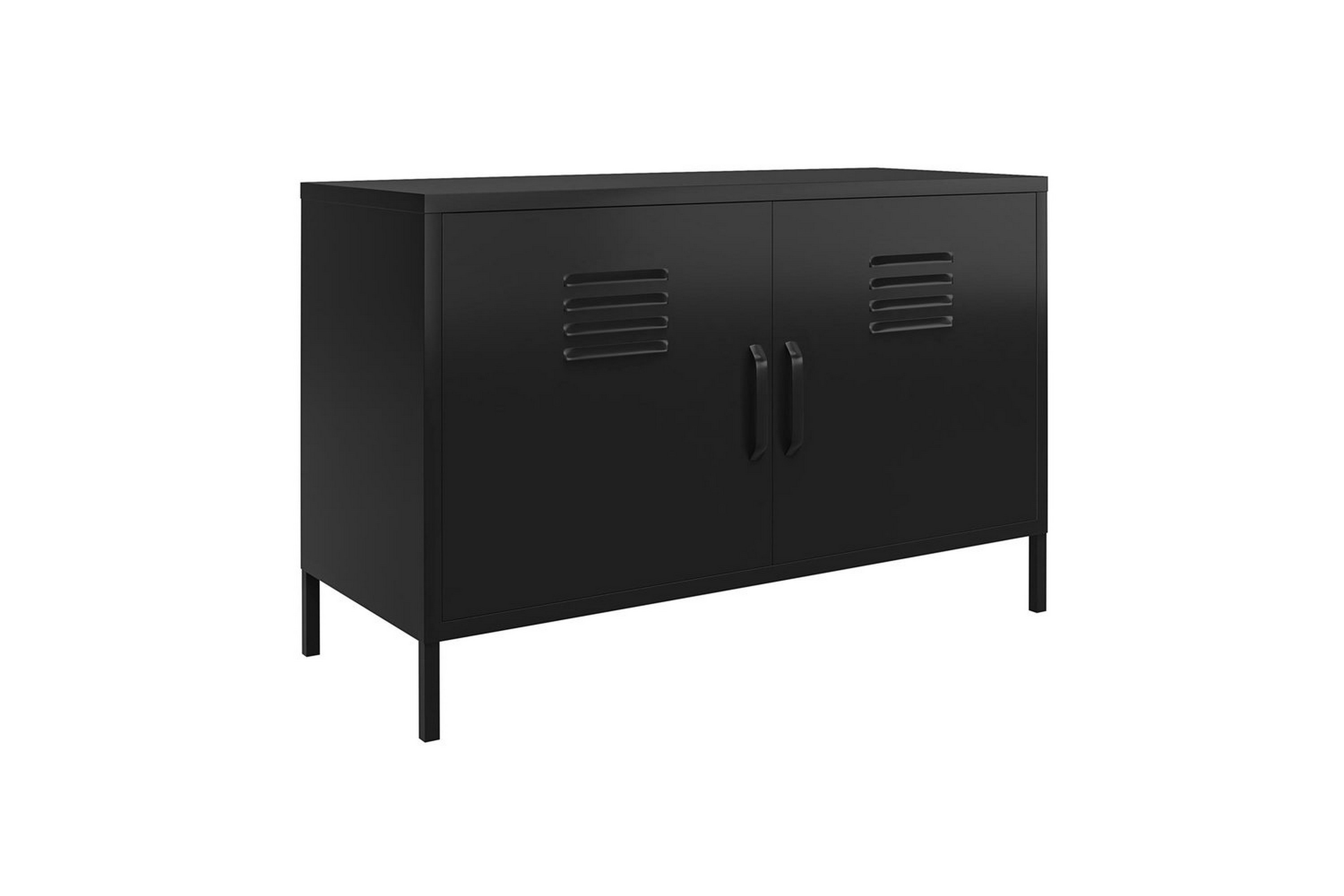 högskåp mission district 100x40x64 cm, svart - 100x40x64 cm, svart