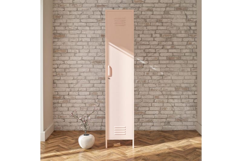 Högskåp Mission District 38x40x185 cm, Rosa - 38x40x185 cm, Rosa - Förvaring - Skåp - Förvaringsskåp - Klädskåp & omklädningsskåp