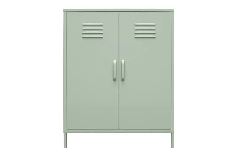 Högskåp Mission District 40x80x102 cm, Blekt Grön - 40x80x102 cm, Blekt Grön - Förvaring - Förvaringsmöbler - Byrå