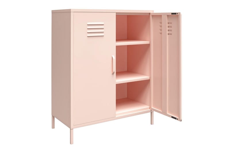 Högskåp Mission District 40x80x102 cm, Rosa - 40x80x102 cm, Rosa - Möbler - Vardagsrum - Soffbord & vardagsrumsbord - Avlastningsbord & konsolbord