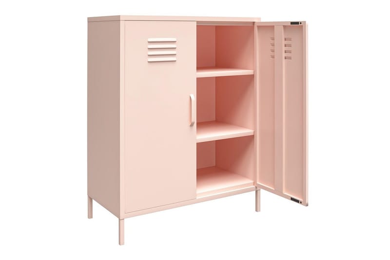 Högskåp Mission District 40x80x102 cm, Rosa - 40x80x102 cm, Rosa - Förvaring - Förvaringsmöbler - Byrå