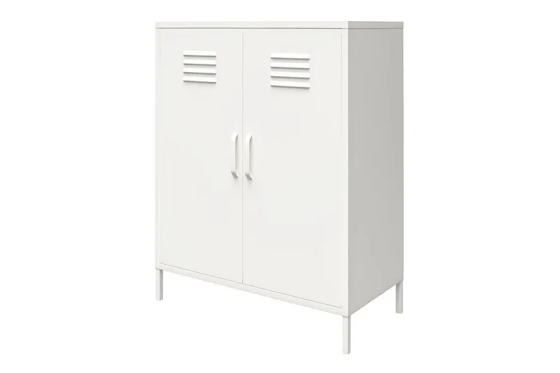 Högskåp Mission District 40x80x102 cm, Vit - 40x80x102 cm, Vit - Möbler - Vardagsrum - Soffbord & vardagsrumsbord - Avlastningsbord & konsolbord