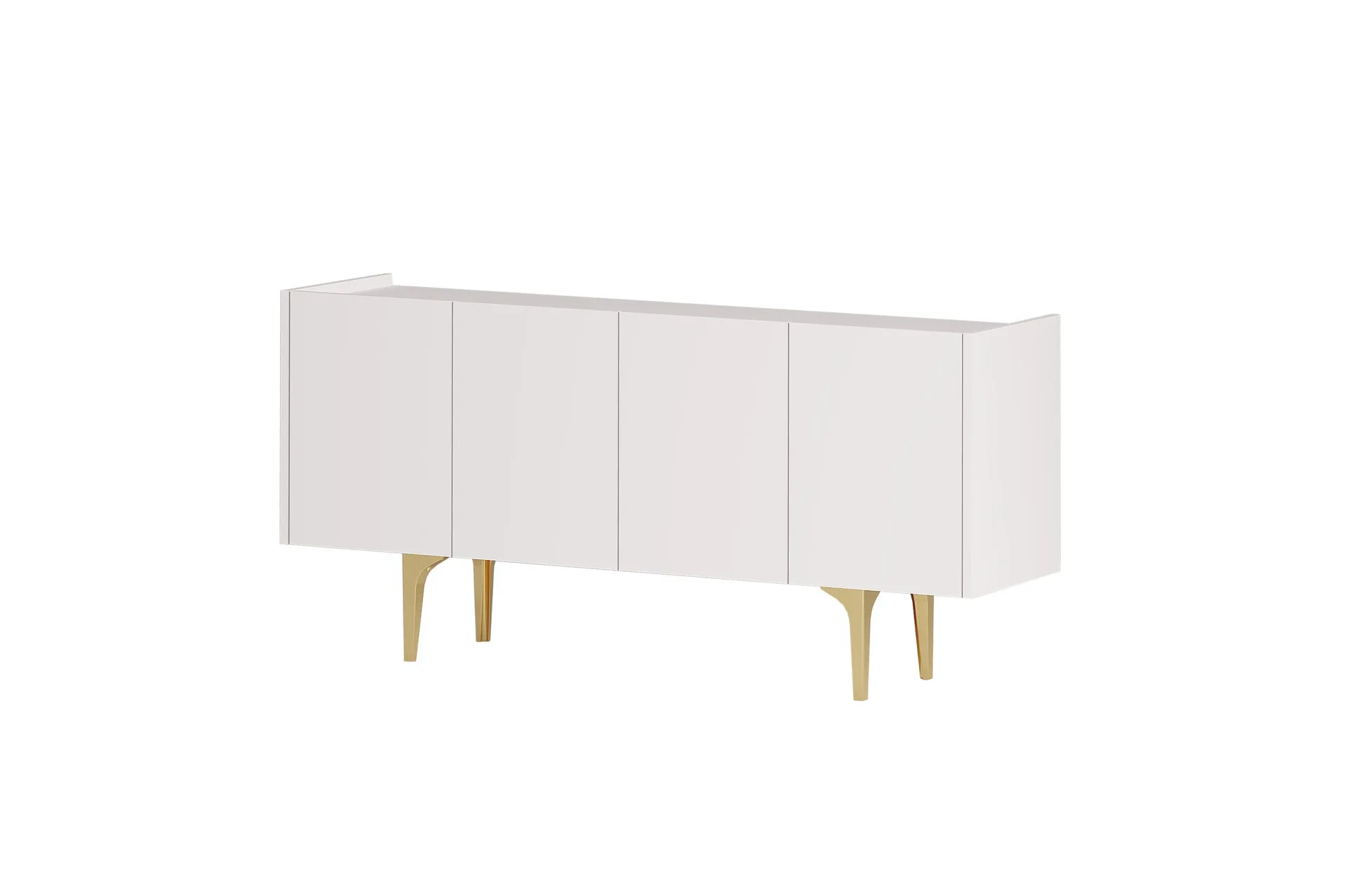 honor konsollbord 150 cm vit/guld -