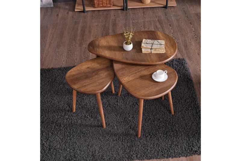 Horatio Satsbord 80 cm - Sand - Möbler - Vardagsrum - Soffbord & vardagsrumsbord - Satsbord