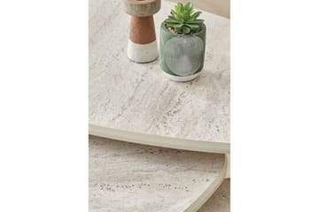 Horatio Satsbord 80 cm - Sand - Möbler - Vardagsrum - Soffbord & vardagsrumsbord - Satsbord