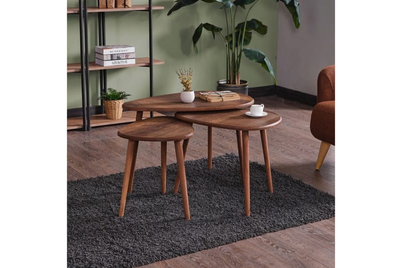 Horatio Satsbord 80 cm - Sand - Möbler - Vardagsrum - Soffbord & vardagsrumsbord - Satsbord