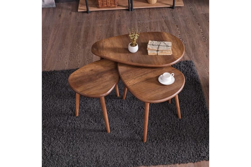 Horatio Satsbord 80 cm - Sand - Möbler - Vardagsrum - Soffbord & vardagsrumsbord - Satsbord