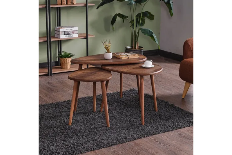 Horatio Satsbord 80 cm - Sand - Möbler - Vardagsrum - Soffbord & vardagsrumsbord - Satsbord