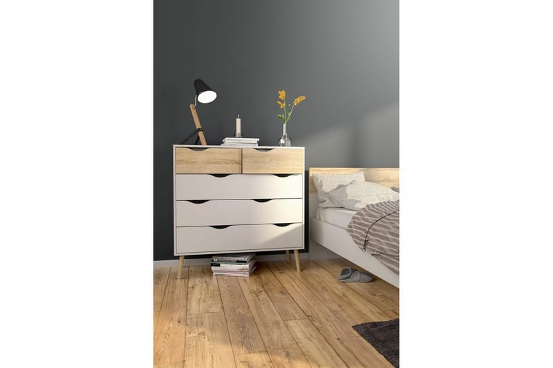 Hostafranc Konsollbord 99 cm - Vit - Möbler - Vardagsrum - Soffbord & vardagsrumsbord - Avlastningsbord & konsolbord
