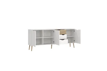 Hostafranc Skänk 195,7 cm - Vit - Förvaring - Förvaringsmöbler - Skänkar & sideboards