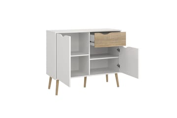 Hostafranc Skänk 98,7 cm - Vit - Förvaring - Förvaringsmöbler - Skänkar & sideboards