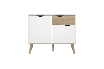 Hostafranc Skänk 98,7 cm - Vit - Förvaring - Förvaringsmöbler - Skänkar & sideboards