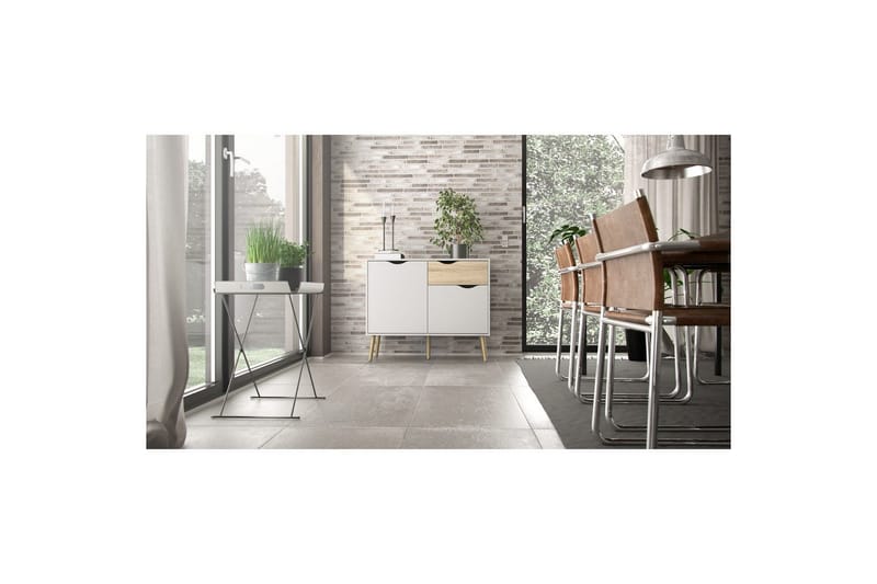 Hostafranc Skänk 98,7 cm - Vit - Förvaring - Förvaringsmöbler - Skänkar & sideboards