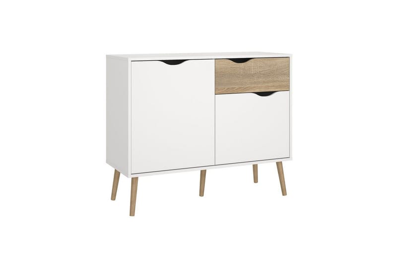 Hostafranc Skänk 98,7 cm - Vit - Förvaring - Förvaringsmöbler - Skänkar & sideboards