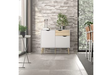 Hostafranc Skänk 98,7 cm - Vit - Förvaring - Förvaringsmöbler - Skänkar & sideboards