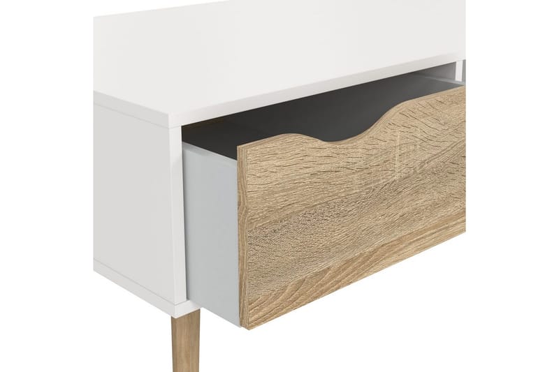 Hostafranc Soffbord 98,7 cm - Natur/Vit - Möbler - Vardagsrum - Soffbord & vardagsrumsbord - Soffbord