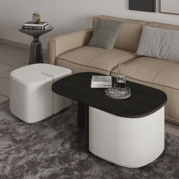 Hu Soffbordsset 90x42,9x45 cm - Svart - Möbler - Vardagsrum - Soffbord & vardagsrumsbord - Soffbord