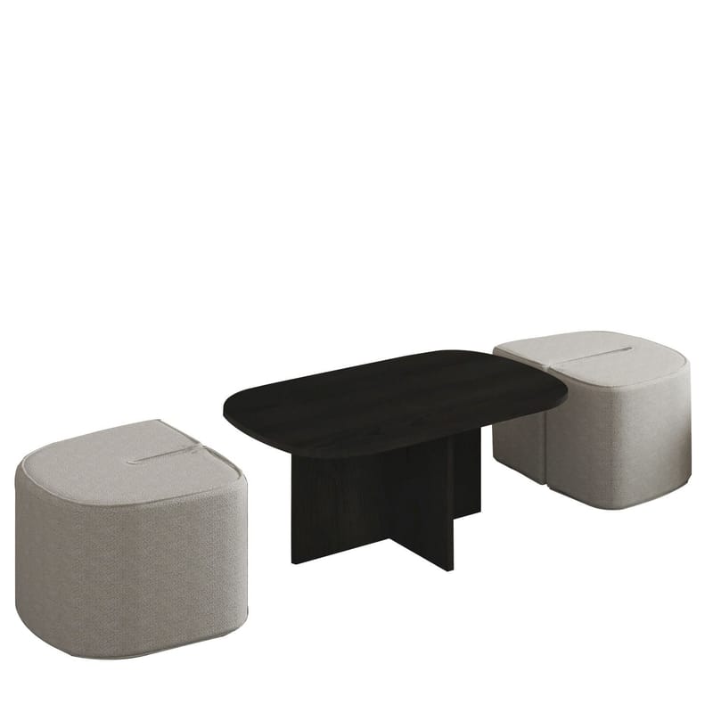Hu Soffbordsset 90x42,9x45 cm - Svart - Möbler - Vardagsrum - Soffbord & vardagsrumsbord - Soffbord
