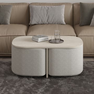 Hu Soffbordsset 90x42,9x45 cm - Travertin - Möbler - Vardagsrum - Soffbord & vardagsrumsbord - Soffbord