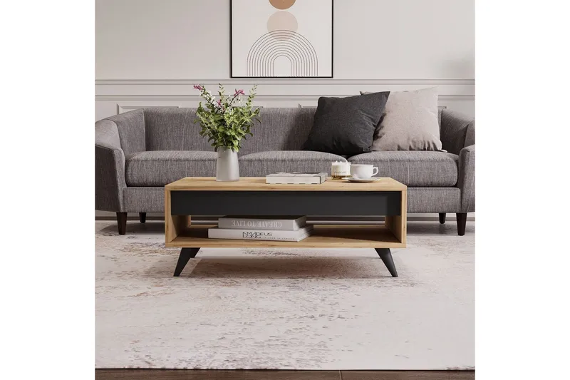 Hume Soffbord 90 cm - Ek - Möbler - Vardagsrum - Soffbord & vardagsrumsbord - Soffbord