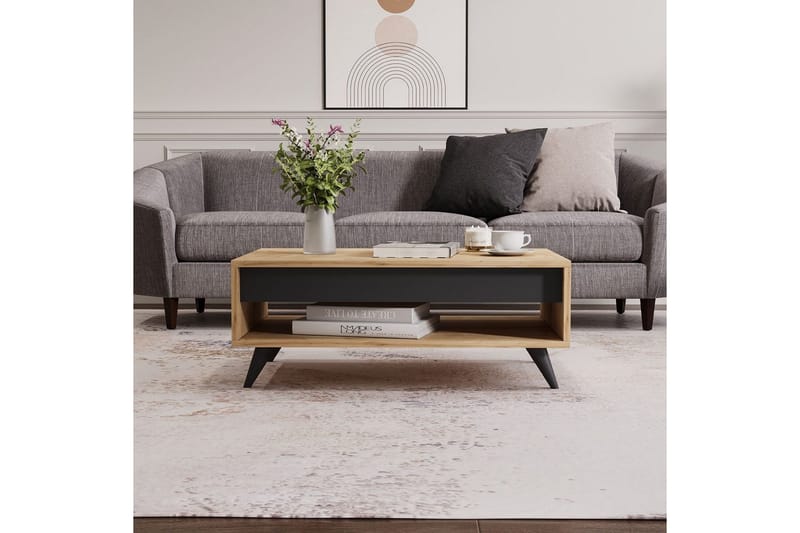 Hume Soffbord 90 cm - Ek - Möbler - Vardagsrum - Soffbord & vardagsrumsbord - Soffbord