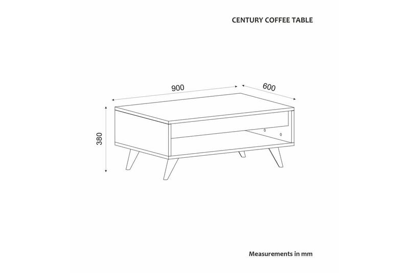 Hume Soffbord 90 cm - Ek - Möbler - Vardagsrum - Soffbord & vardagsrumsbord - Soffbord
