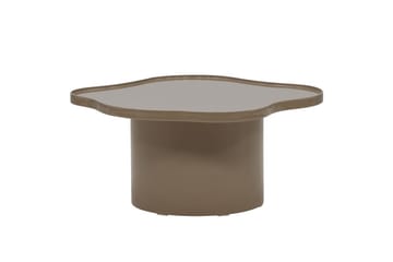 Ilse Asymmetriskt Soffbord 90 cm i Metall - Taupe - Möbler - Vardagsrum - Soffbord & vardagsrumsbord - Soffbord