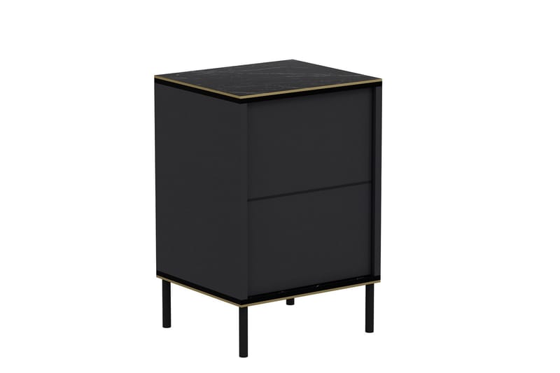 Imaj Sängbord 40x35 cm Antracit - Hanah Home - Möbler - Sovrum - Sängbord