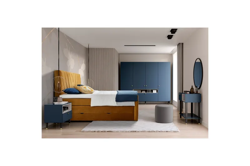 Includo Konsollbord 80 cm - Blå - Möbler - Vardagsrum - Soffbord & vardagsrumsbord - Avlastningsbord & konsolbord