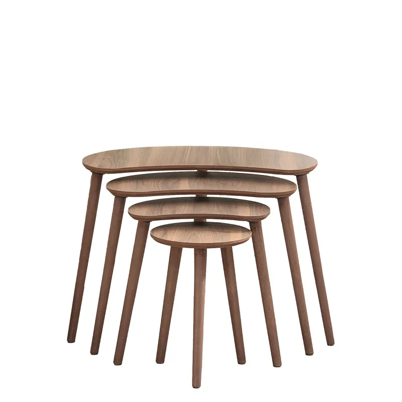 Indumati Satsbord 75 cm - Valnöt - Möbler - Vardagsrum - Soffbord & vardagsrumsbord - Satsbord