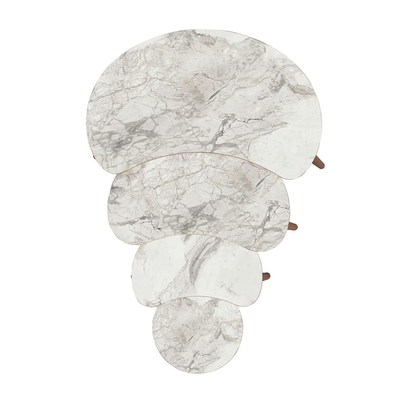 Indumati Satsbord 75 cm - Vit - Möbler - Vardagsrum - Soffbord & vardagsrumsbord - Satsbord