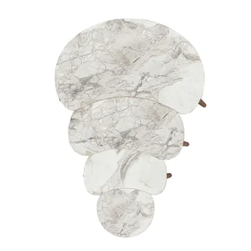 Indumati Satsbord 75 cm - Vit - Möbler - Vardagsrum - Soffbord & vardagsrumsbord - Satsbord