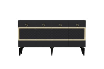 Ipek Konsollbord 150 cm Antracit/Guld