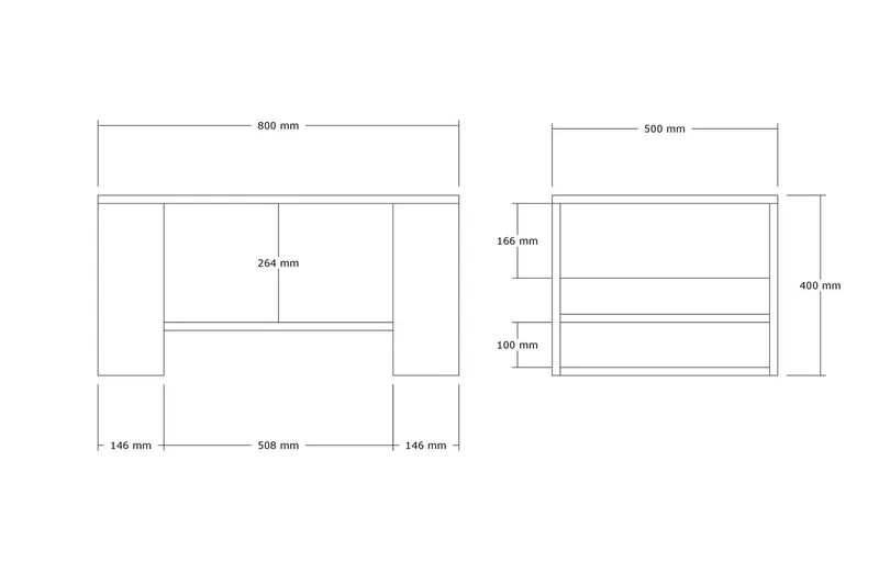 Iris Soffbord 80 cm Beige - Beige - Möbler - Vardagsrum - Soffbord & vardagsrumsbord - Soffbord