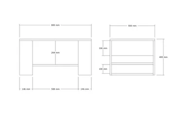 Iris Soffbord 80 cm Beige - Beige - Möbler - Vardagsrum - Soffbord & vardagsrumsbord - Soffbord