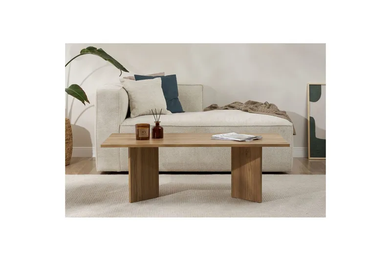 Isami Soffbord 119 cm - Brun - Möbler - Vardagsrum - Soffbord & vardagsrumsbord - Soffbord