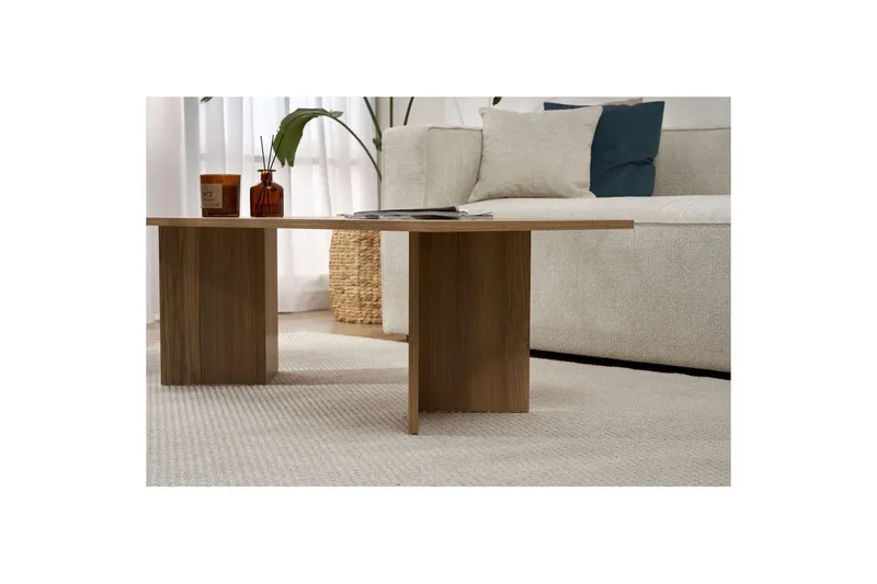 Isami Soffbord 119 cm - Brun - Möbler - Vardagsrum - Soffbord & vardagsrumsbord - Soffbord