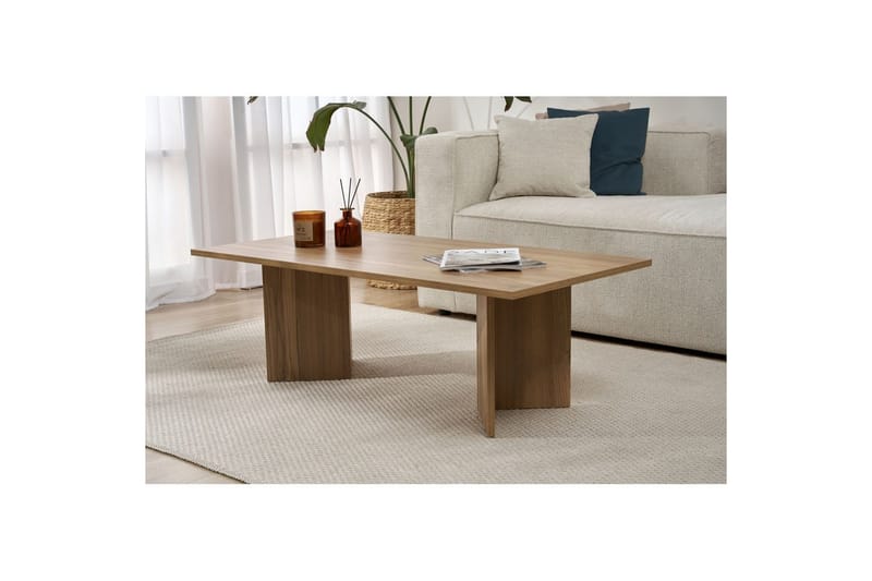 Isami Soffbord 119 cm - Brun - Möbler - Vardagsrum - Soffbord & vardagsrumsbord - Soffbord