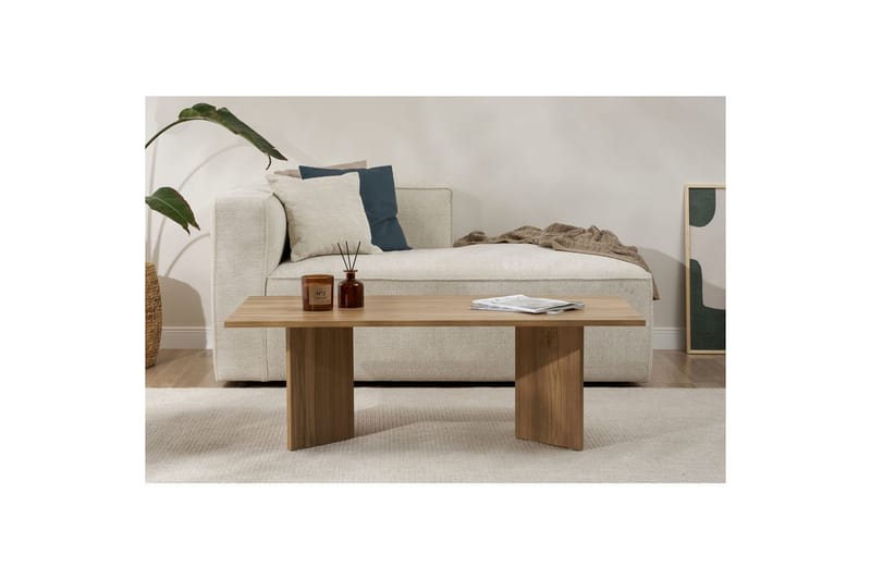 Isami Soffbord 119 cm - Brun - Möbler - Vardagsrum - Soffbord & vardagsrumsbord - Soffbord