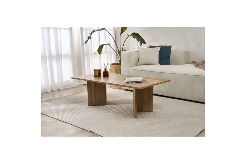 Isami Soffbord 119 cm - Brun - Möbler - Vardagsrum - Soffbord & vardagsrumsbord - Soffbord