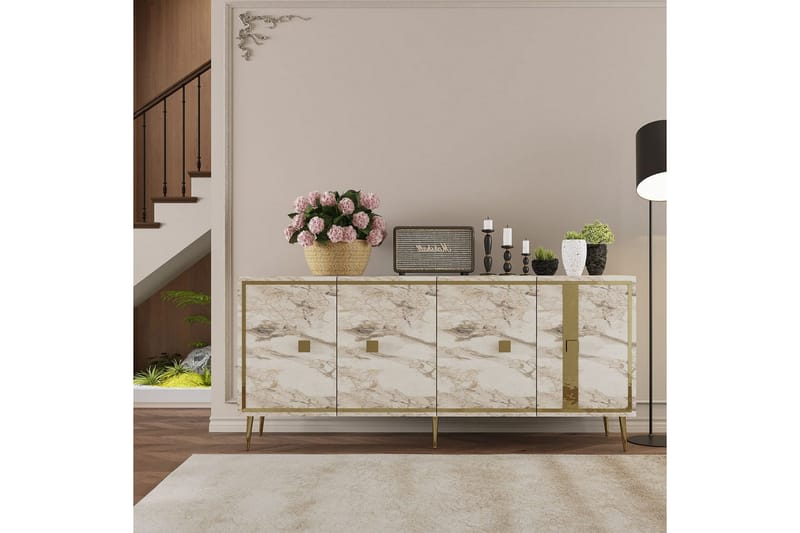 Ivara Konsollbord 150 cm - Beige - Möbler - Vardagsrum - Soffbord & vardagsrumsbord - Avlastningsbord & konsolbord